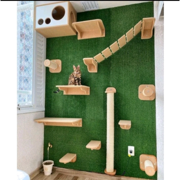 Playground Cat Condo Cat Tree Cat House Rumah Kucing Dinding Harga Utk 1Set
