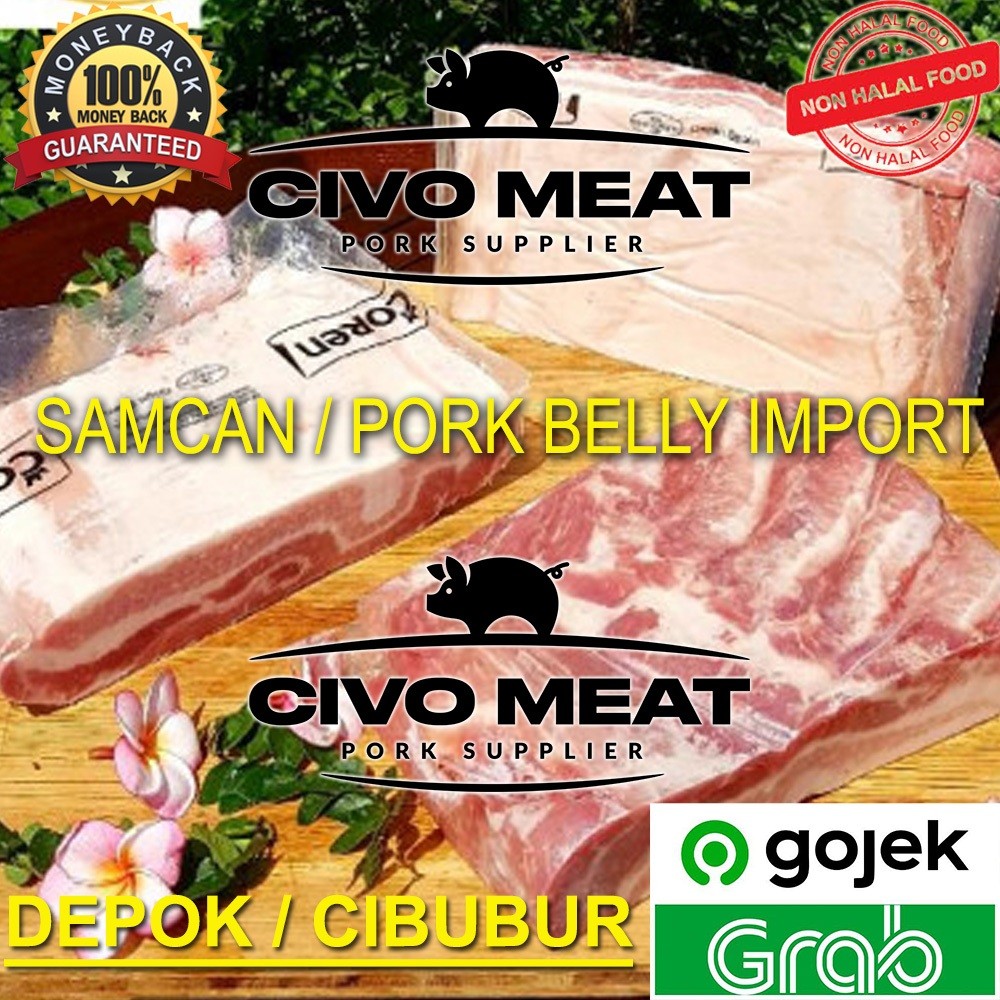 

Pork Belly Samcan Daging Babi Import 1kg