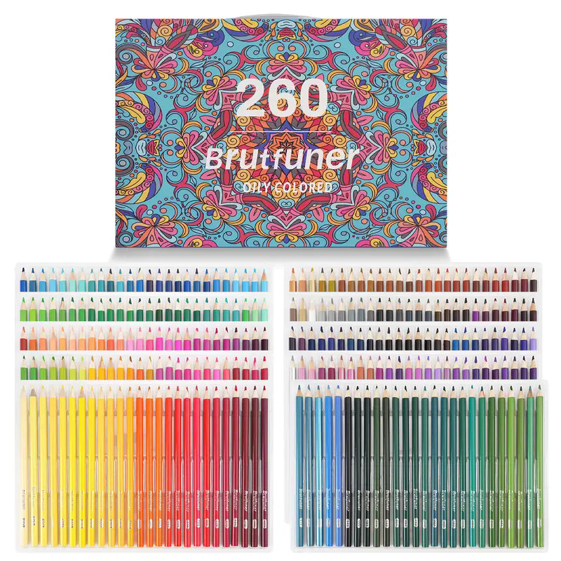 

Brutfuner 260 color wooden oil-based colored pencil art drawing sketching coloring special colored lead