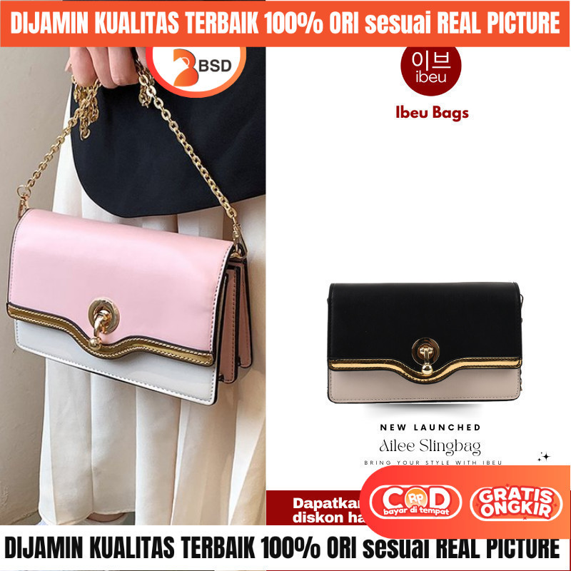 BSD IBEU Ailee Tas Kecil Mini Pesta Mewah bisa Santai Bahu Wanita Cantik  Import Terbaru Korean  BG8