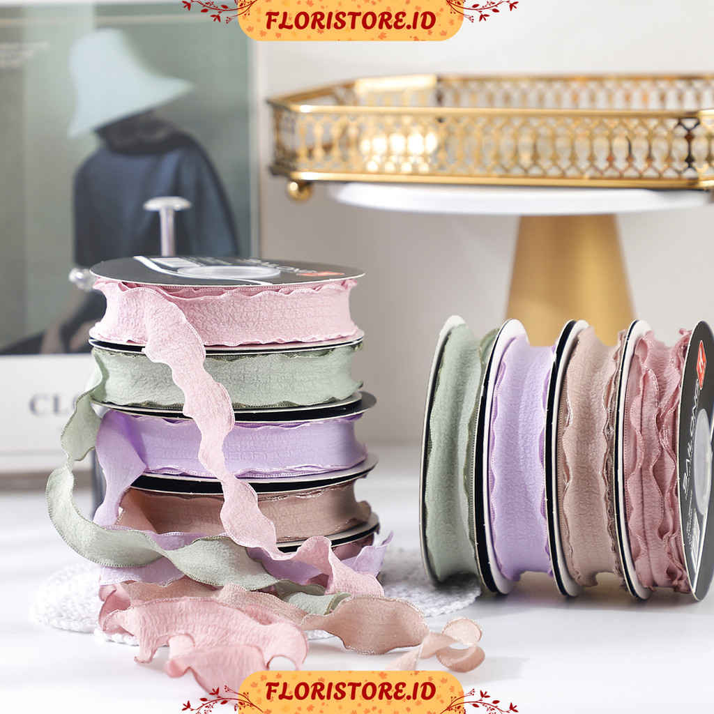 

WAVY WRINKLED RIBBON / PITA KAIN / PITA KADO / FLORIST SUPPLY