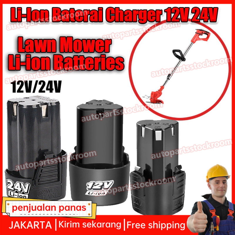 3pcs BATERAI BOR CAS 12v / 24V Baterai 2pcs Lithium-Ion Baterai Lithium 12v Li-Ion 24 Volt