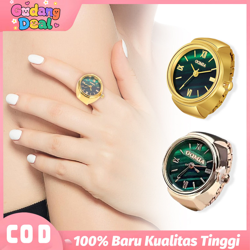 Cincin Jam Pria Dan Wanita ,Jam Cincin Mini |Elegan Original One Piece Jam Tangan Cincin Antik