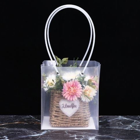 

Tas Buket Bunga Goodie Bag PVC Hampers Souvenir Ulang Tahun Buket Bunga Bridesmaid