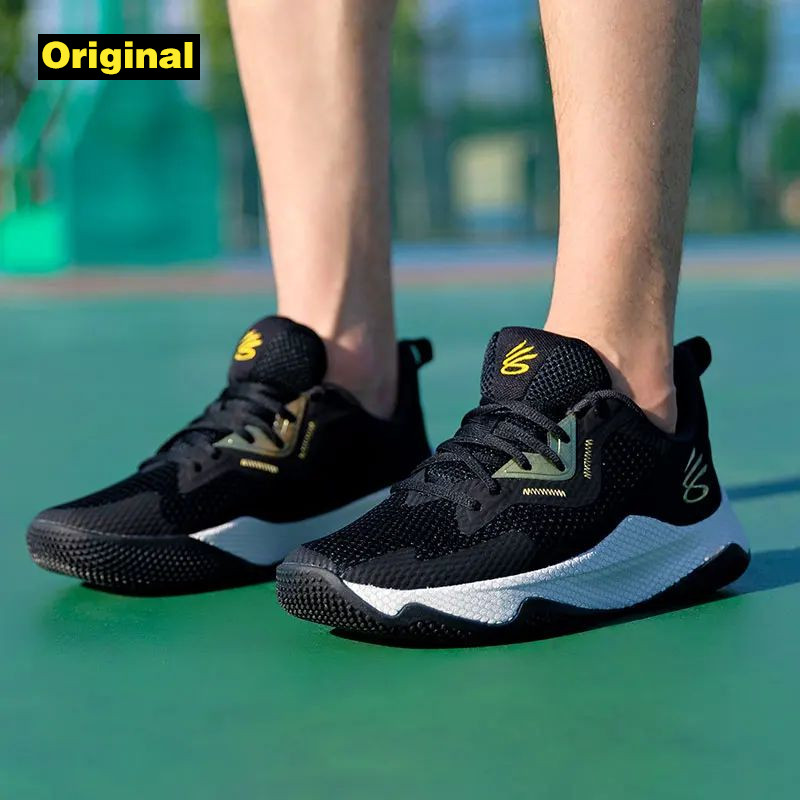 Under Armour CURRY HOVR SPLASH 3 AP Unisex Sports shoes Cushion-shock breathable wear UA basketball 