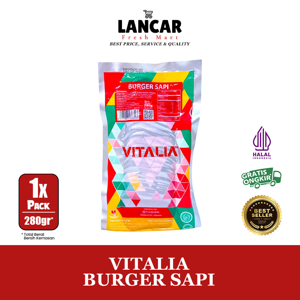 

VITALIA BURGER SAPI 280GR