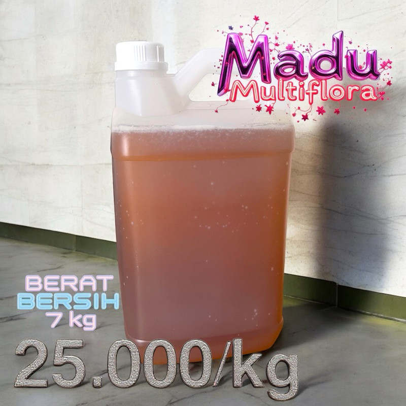 

JAMIN MURAH !!!Madu Multiflora 7 Kg - 100% Madu Murni(BISA LANGSUNG ORDER)