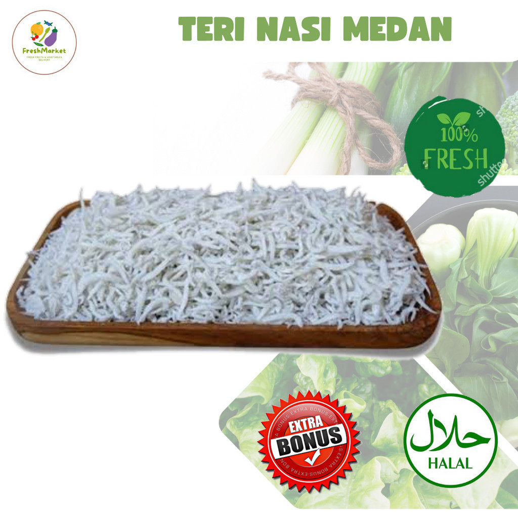 

Teri Nasi Asin Medan 250 Gram Sayurinstant