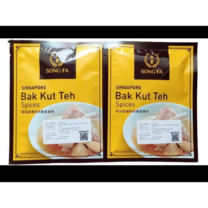 

Song Fa Bak Kut Teh Singapore 30gr Songfa Bumbu 30 gr Bakuteh Spice bakute