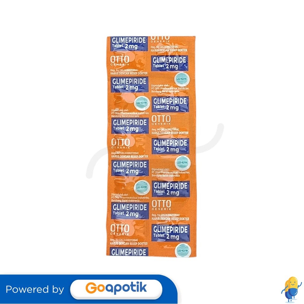 Glimepiride Otto 2 Mg Strip 10 Tablet
