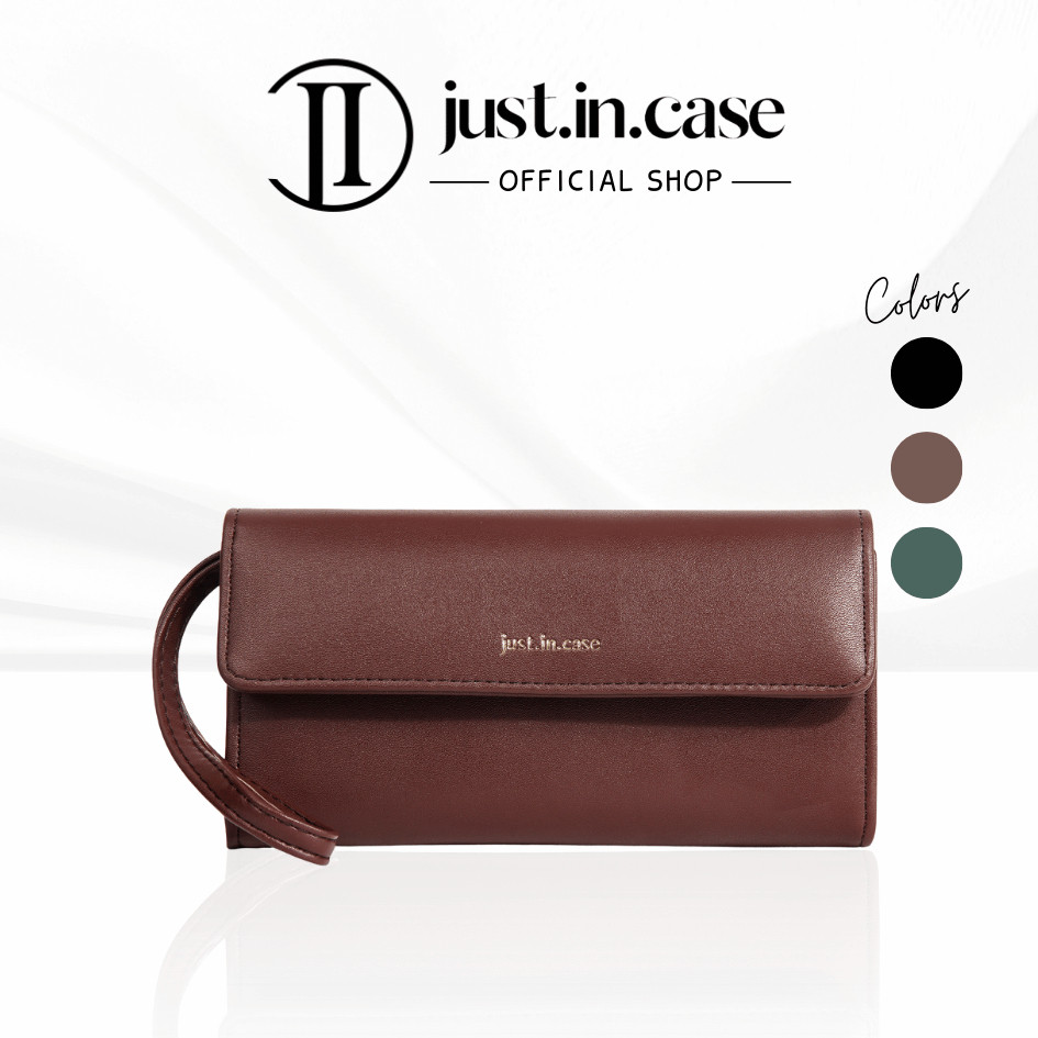 MUT_SHOP JIC Yuki Vegan Long Wallet Dompet Panjang Minimalis Multifungsi Wanita Tahan Air