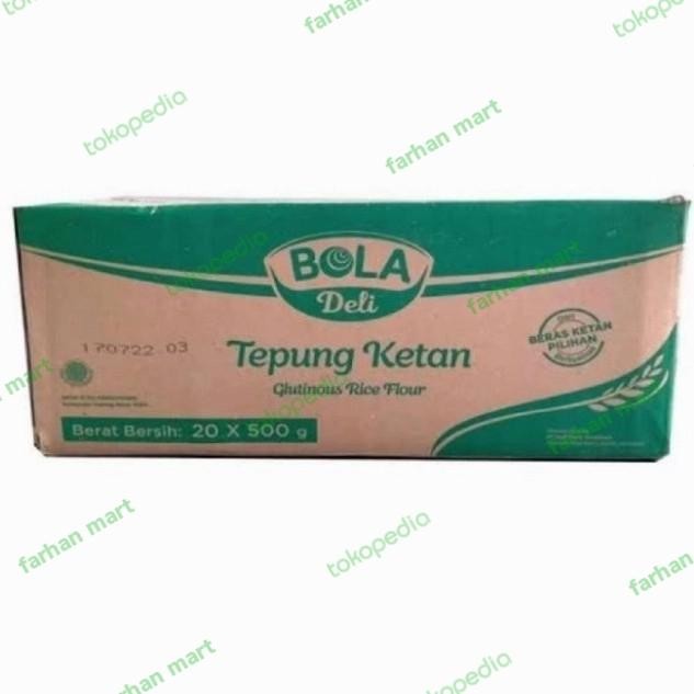 

tepung ketan bola deli 500gr 1 dus isi 20