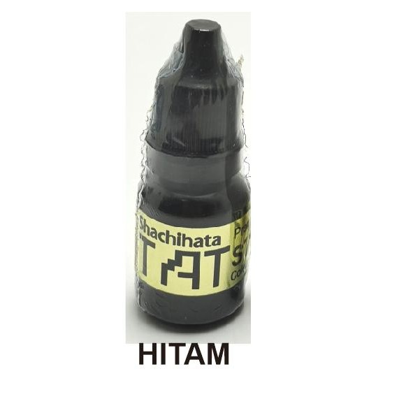 

Tinta TAT Shacihata Type STSM Hitam kemasan 10ml ORINAL - Hitam