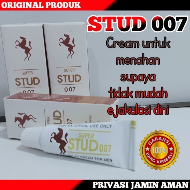 STUD 007 PUTIH original cream untuk pria