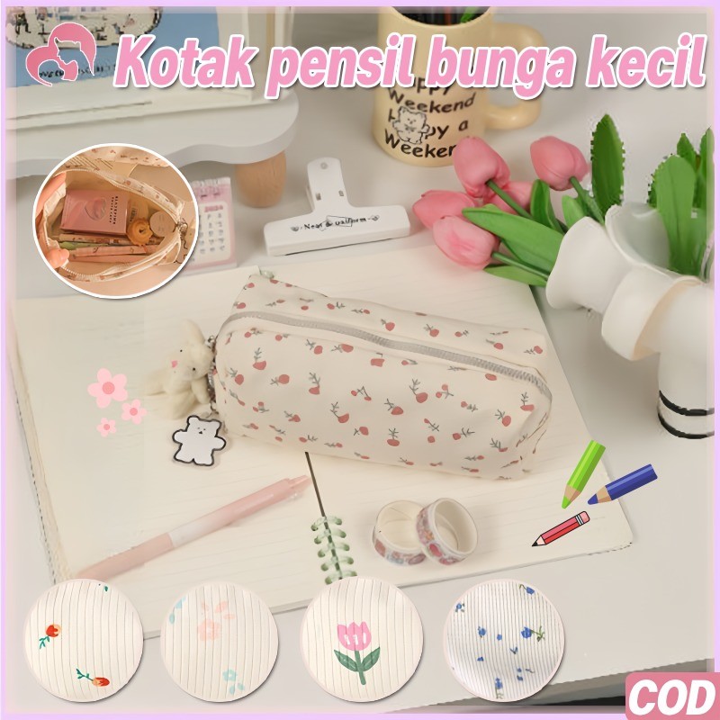 

Kotak PENSIL Cherry Bahan Korduroi Estetik Pouch Serbaguna NEW 6 Warna Alice Pencil Case Kotak Pencil Case Minimalis Flower Cute Kain