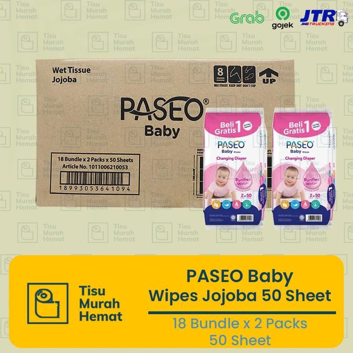 READY Tisu kartonan Paseo Baby Jojoba, / Tisu Basah Grosir