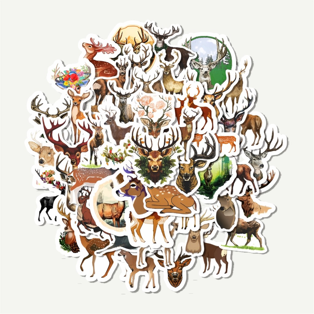 

Sticker Pack Stiker Cute Deer Series [Rusa] | Sticker TUMBLR | Stiker LAPTOP KOPER HELM