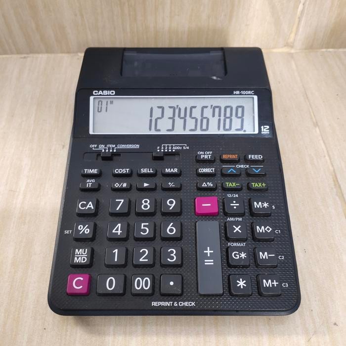 

Casio HR-100RC Printing Calculator
