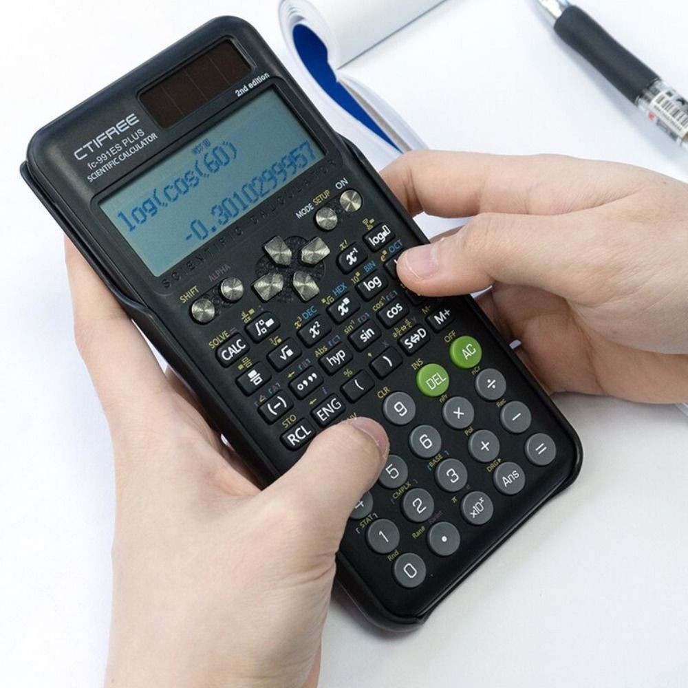

Portable 991ES Plus-2nd Edition Scientific Calculator with Protective Case 417 Function Matrix Complex Number Calculator