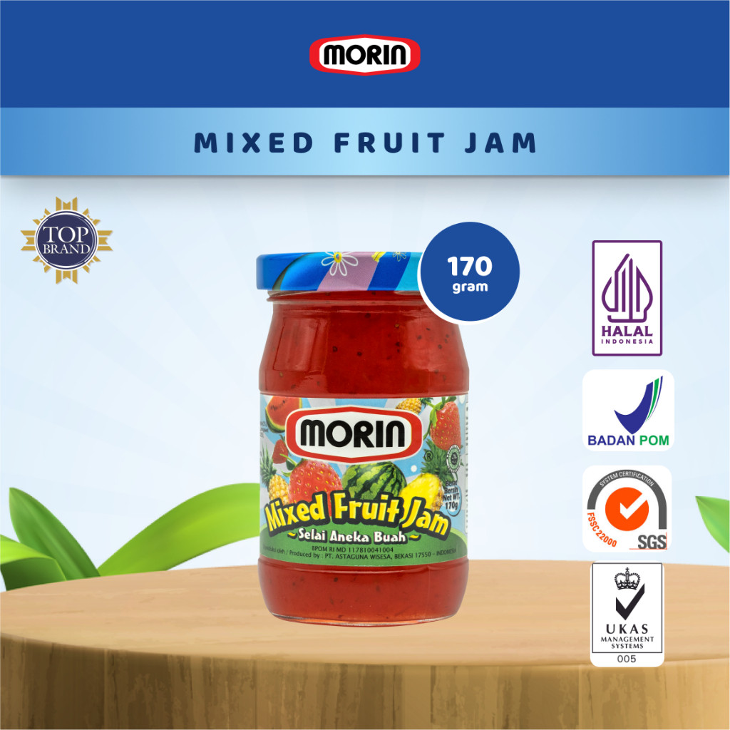 

Morin Selai Mixed Fruit 170 Gr - Selai Buah