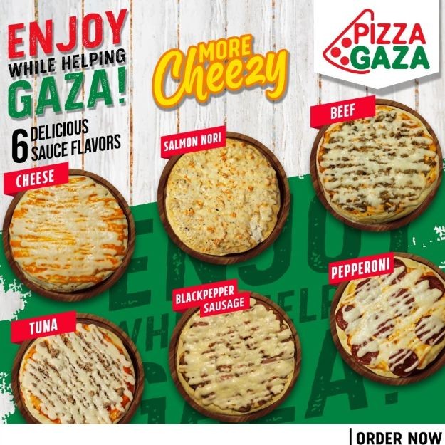 

Pizza Gaza Medium Sausage Blacpaper