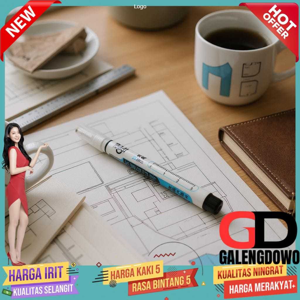 

Toddi Spidol Permanen Mata Pena Long Nib Permanent Marker - 323