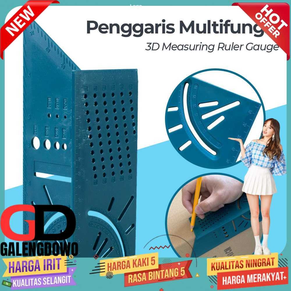 

DIDIHOU Penggaris Mark Line Measuring Gauge T-Type Ruler 90 Degree - M141426