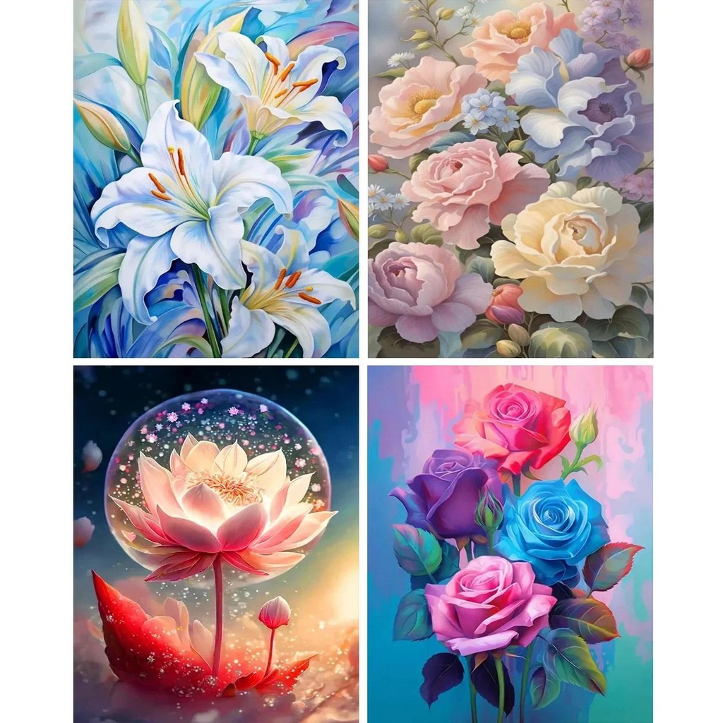 

1pc Paint by Numbers Kit for Adults Beginner on Canvas, Painting Kits for Adults, DIY Hobbies for Women, Frameelss