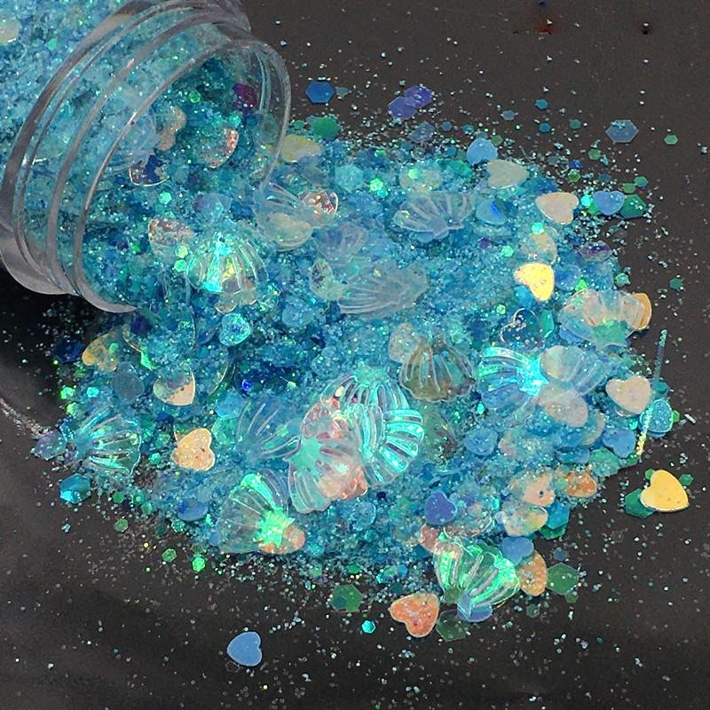 

10ml/box Glitter Epoxy Resin Filling UV Crystal Resin Filler DIY Mix Glitter Sequins Epoxy Resin For Jewelry Making Accessories