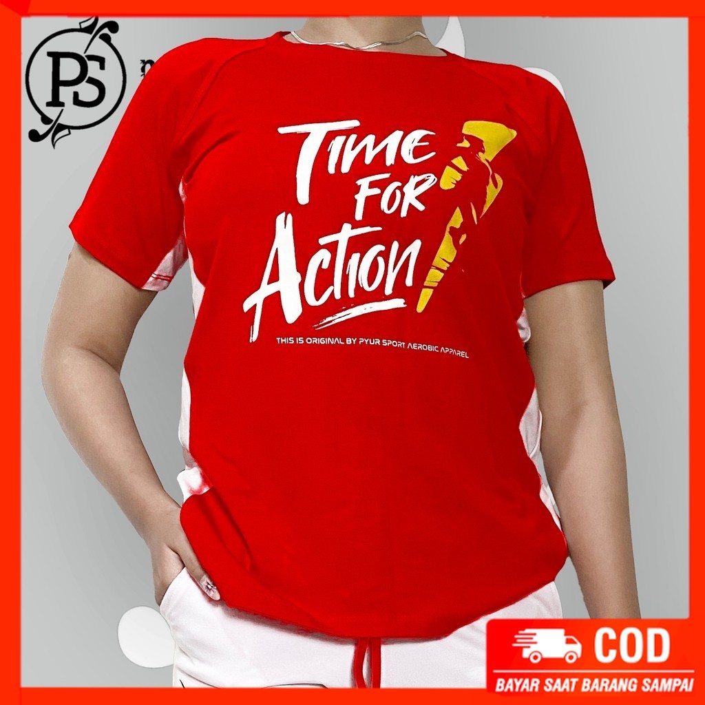 Pyur Sport - Baju Olahraga  Senam Aerobic Wanita Jumbo - 1188