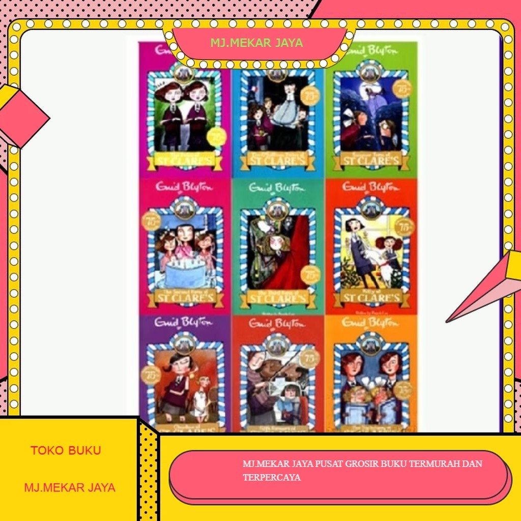 St clare's collection 9 books bok set by Enid Blyton
