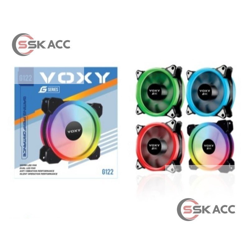 Fan casing CPU Gaming Voxy G 122 ( Running LED ) / Fan Casing RGB LED / Fan Casing Voxy -KOMPUTER