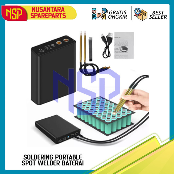 SOLDERING SPOT STATION BATERAI / LAS TITIK SPOT WELDER PORTABLE