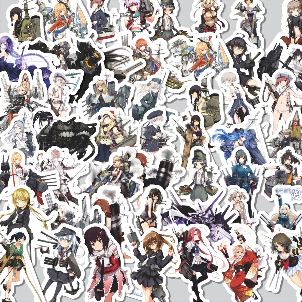 

Stiker Cutting Pack Stiker Anime Game Series Kantai Collection Character 2 Isi 100Pcs Series Aesthetic Lucu Keren Untuk Koper Bahan Vynil