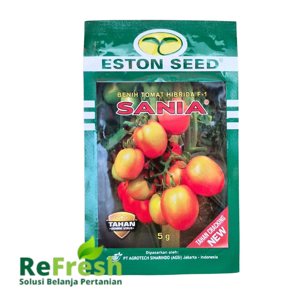 

Benih Tomat Sania 5 Gram Hibrida F1 Buah Keras dan Tahan Angkut