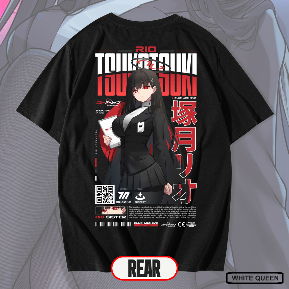 WHITE QUEEN - KAOS TSUKATSUKI RIO BLUE ARCHIVE -  BLUE ARCHIVE RIO MILLENNIUM