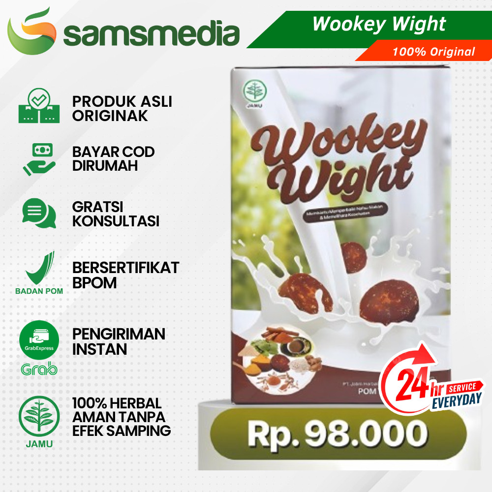 

Wookey Weight - Susu Penambah Berat Badan 220gr Wookey Weight - Susu Penambah Berat Badan Paket 3pcs new