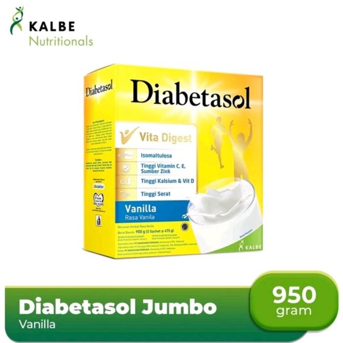 

Diabetasol Susu Rasa Vanila dan Cokelat isi 950 g - Vanilla