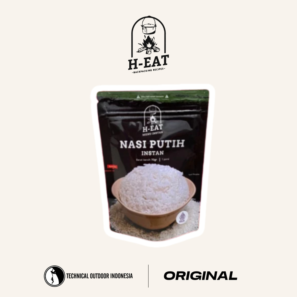 

H-EAT Nasi Putih Instant 1 Porsi (70gram)