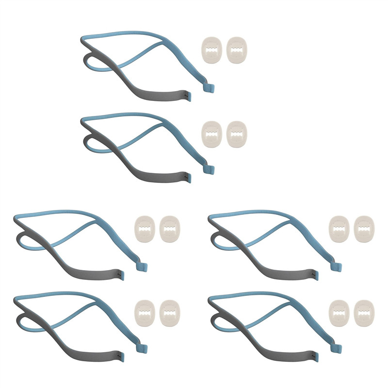 A03F-6X For Resmed Airfit P10 Headgear Strap, Replacement CPAP Headgear Compatible For Resmed Airfit