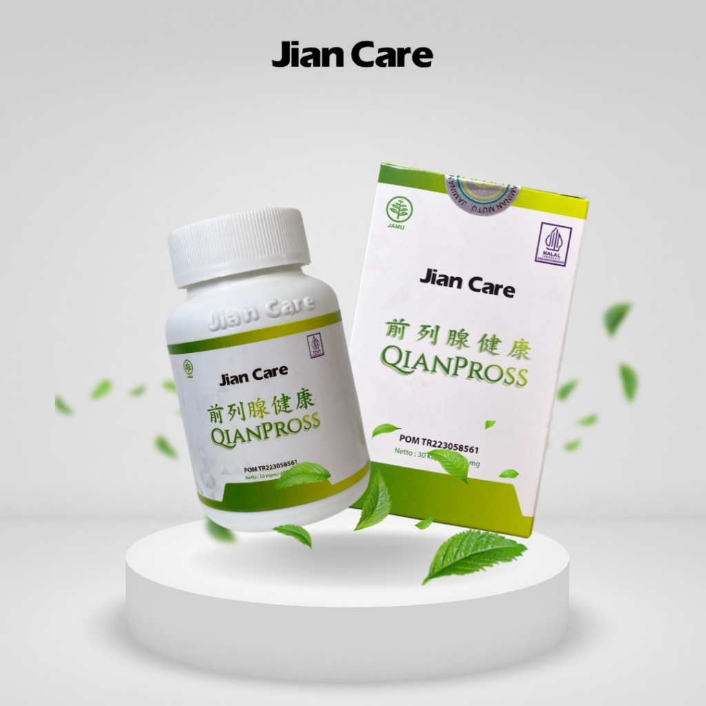 Jiancare QIanpross - Herbal Prostat, Infeksi Saluran Kemih, Masalah Buang Air Kecil