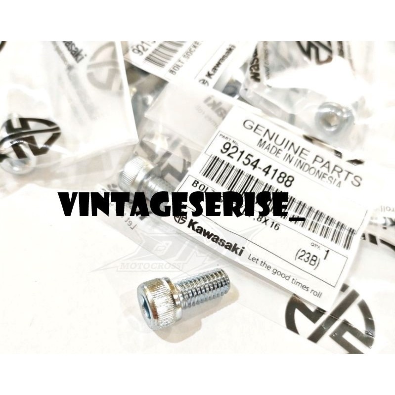 Baut Kaliper Belakang NINJAR SS RR BAUT KALIPER BELAKANG  KLX 150 Original Kawasaki 92154-4188 ninja