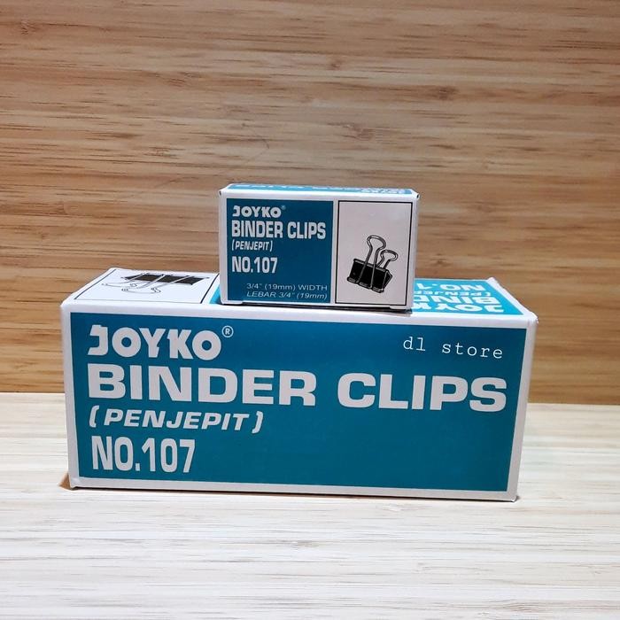 

Promo [GROSIR] Binder Clips 107 Joyko harga per GROSS - -, -