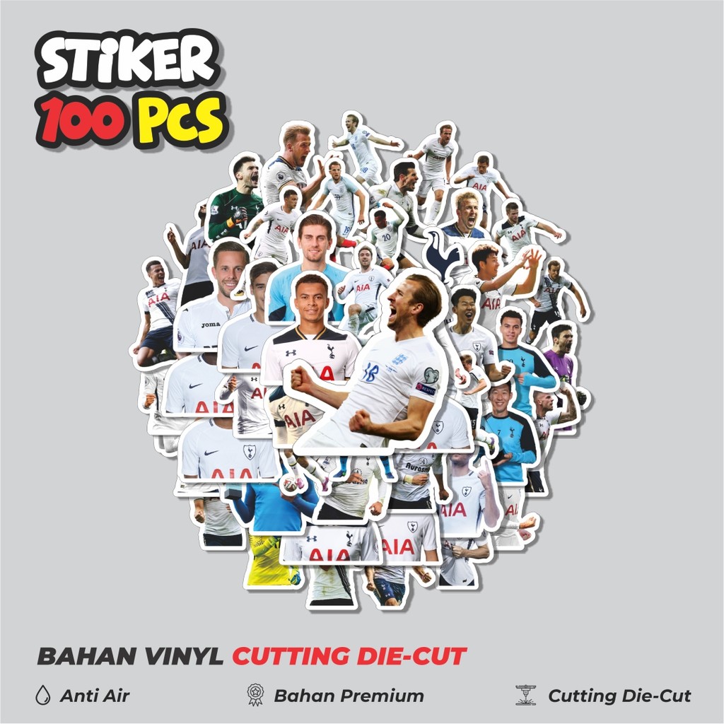 

Terbaru! 50 pcs Stiker Football Series Tottenham Hotspur Dekorasi Lucu Kreatif untuk Notebook, Skateboard, HP
