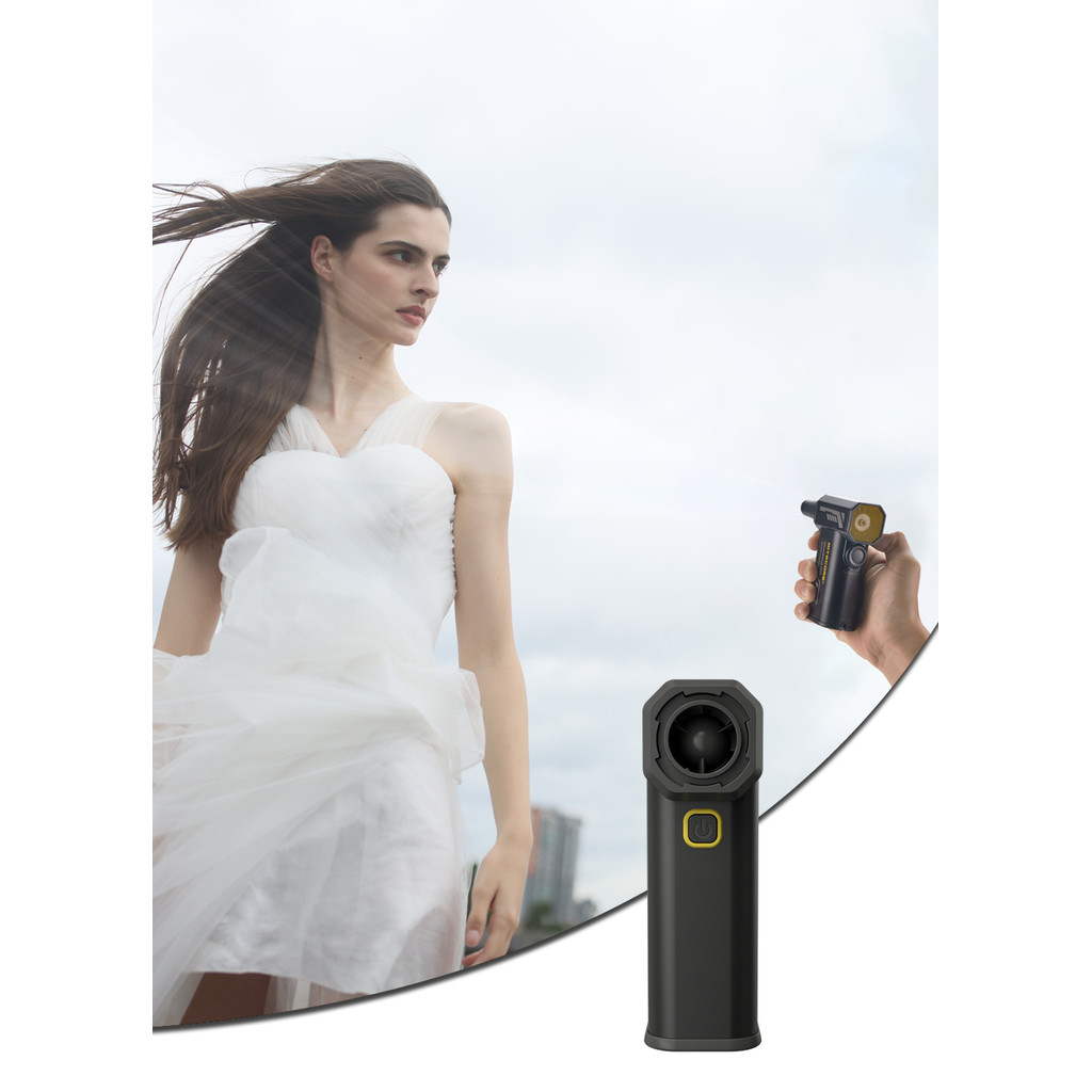 NITECORE CW20 Multipurpose Pocket Photography Fan Electric Portable Fan Stepless Wind Blower for Can