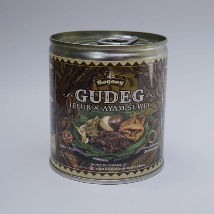 

[TERLARIS] Gudeg Bagong Yu Djum Kaleng ASLI JOGJA - Telur+AyamSuwir, 300[TERLARIS ]