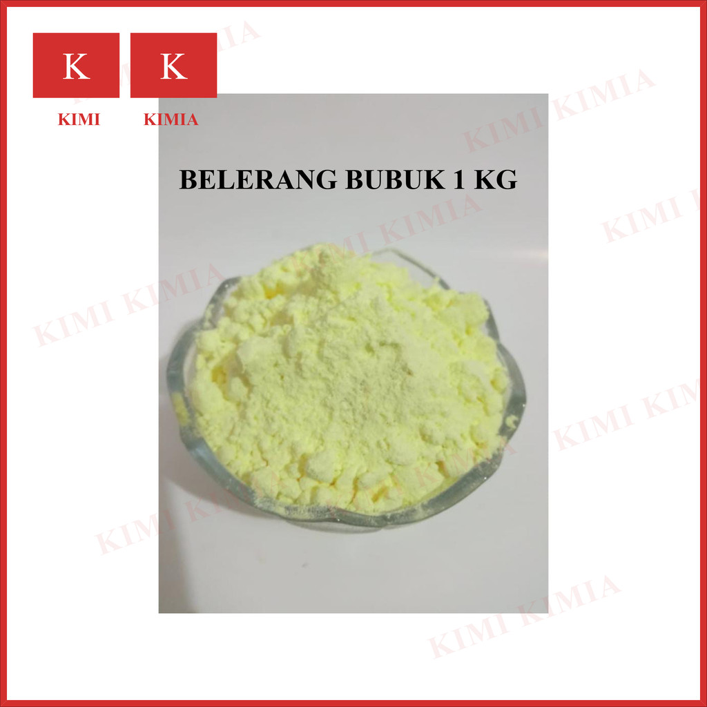 

Sulfur Powder | Sulfhur | Belerang Bubuk Kuning 1 Kg 000313