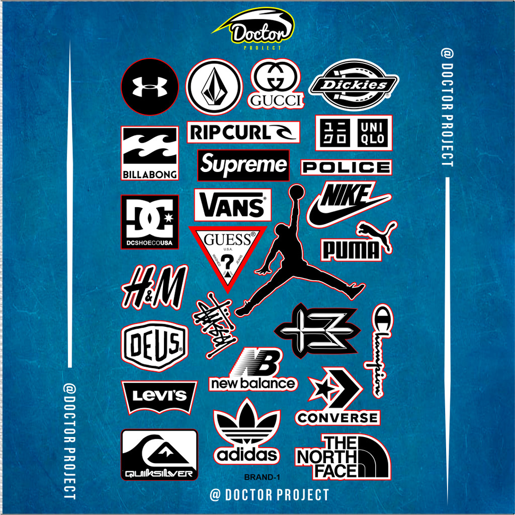 

stiker aesthetic hypebeast brand case hp || stiker nike sticker nike air jordan