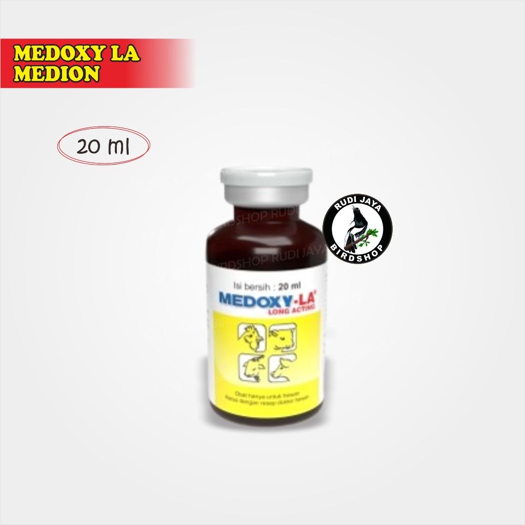 READY MEDOXY-LA MEDOXY LA MEDION 50 ML ANTIBIOTIK OBAT LONG LASTING AYAM HEWAN SAPI KAMBNG BABI KUDA