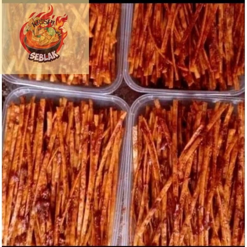 

(Seblak krispi) MIE LIDI GEPENG PEDAS ASIN BUMBU BASAH KEMASAN BOX 500ML